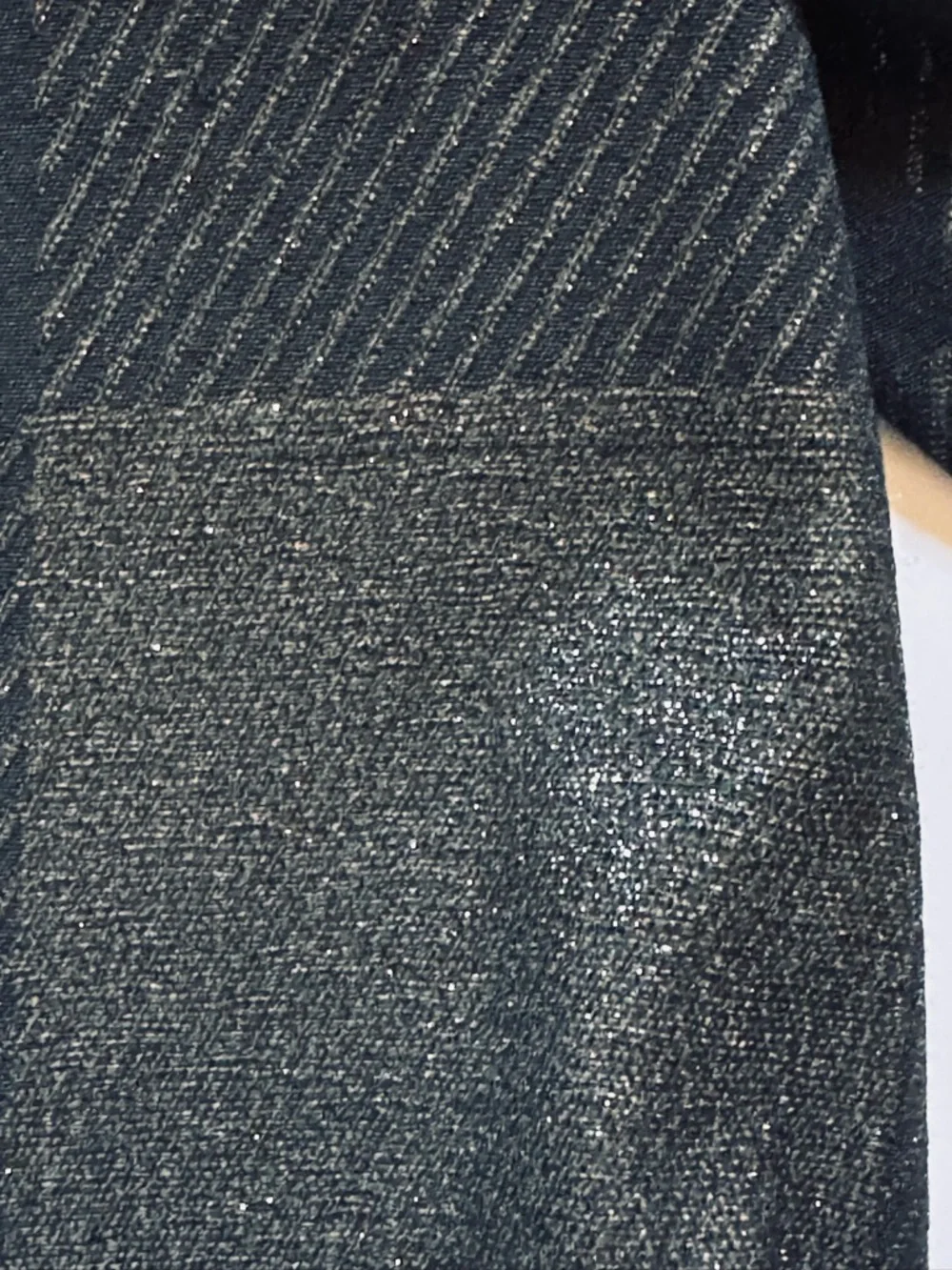 Burberry London Metallic Black & Gray Plaid Double-Breasted Jacket Blazer Coat - Picture 10 of 11